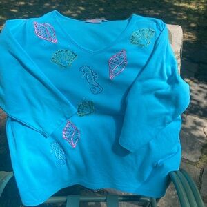 Quacker Factory embellished shirt